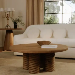 West Elm Walke Round Coffee Table (42")
