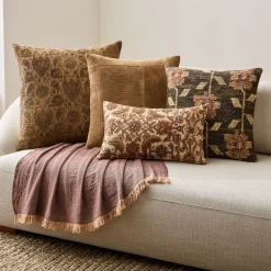 West Elm Warm Deco & Throw Set