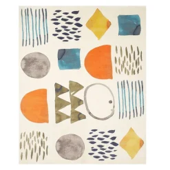 West Elm Watercolor Exploration Low Maintenance Rug