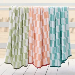 West Elm Wavy Blocks Beach Towel