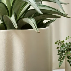 West Elm Wavy Ceramic Planters
