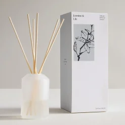 West Elm Homescent Frosted Diffuser - Jasmine & Lily