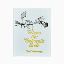 Kids West Elm Where the Sidewalk Ends Leather-Bound Heirloom Book