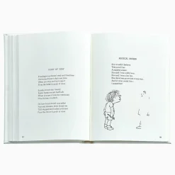 Kids West Elm Where the Sidewalk Ends Leather-Bound Heirloom Book