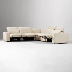 West Elm Whitmore Motion Reclining 5-Piece L-Shaped Sectional (130")
