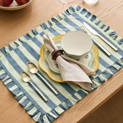 West Elm Wide Stripe Cotton Placemats