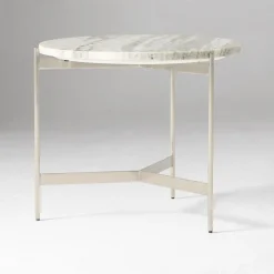West Elm Wiley Marble Side Table (20")