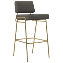 West Elm Wire Frame Vegan Leather Bar & Counter Stools