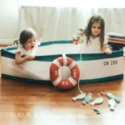 Kids West Elm Wonder & Wise Gone Fishing Boat
