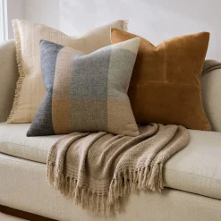 West Elm Wool Two-Tone & Throw Set