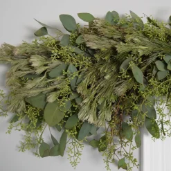 West Elm Wooly Bush Eucalyptus Wreath & Garland