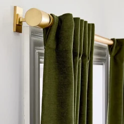 West Elm Worn Velvet Blackout Curtain