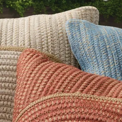 West Elm Woven Arches Indoor/Outdoor Pillow