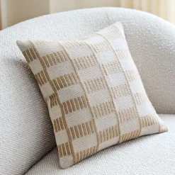 West Elm Woven Checker Jute