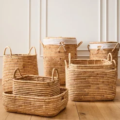 West Elm Woven Seagrass Baskets
