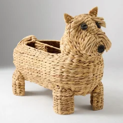Kids West Elm Woven Terrier Book Caddy