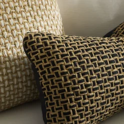 West Elm Woven Two-Tone Indoor/Outdoor Pillow