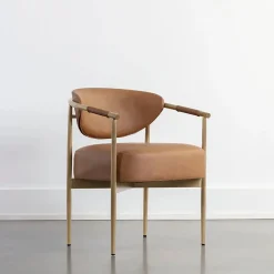 West Elm Ximena Vegan Leather Dining Arm Chair