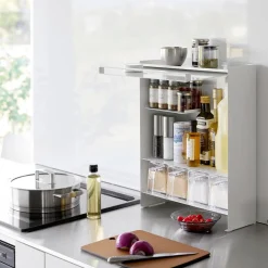 West Elm Yamazaki Concealable Seasoning Rack