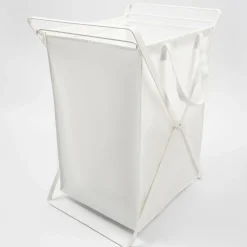 West Elm Yamazaki Laundry Hamper w/ Cotton Liner