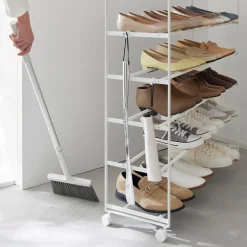 West Elm Yamazaki Rolling 5-Tier Shoe Rack