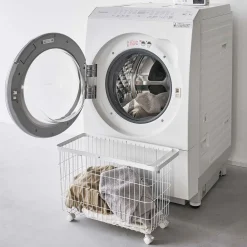 West Elm Yamazaki Rolling Wire Basket