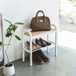West Elm Yamazaki Shoe Organizer & Bench