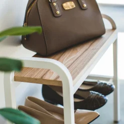 West Elm Yamazaki Shoe Organizer & Bench