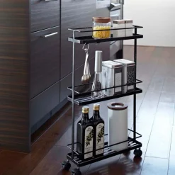 West Elm Yamazaki Slim Rolling Storage Cart