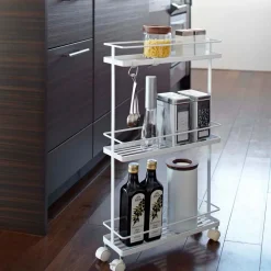 West Elm Yamazaki Slim Rolling Storage Cart