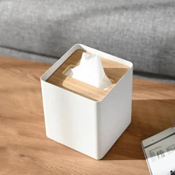 West Elm Yamazaki Square Tissue Box Cover