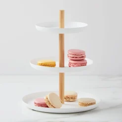 West Elm Yamazaki 3-Tiered Dessert Stand