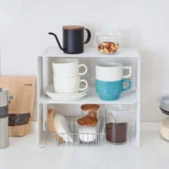 West Elm Yamazaki Tower Stackable Kitchen Rack