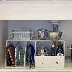 West Elm Yamazaki Tower Tall Under Cabinet Storage Shelves