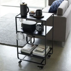 West Elm Yamazaki Tower 3-Tier Kitchen Cart w/ Handle