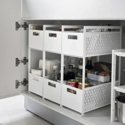 West Elm Yamazaki Two-Tier Cabinet Storage Basket