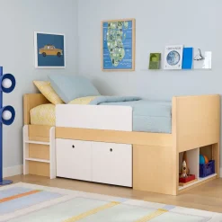 Kids West Elm Ziggy Storage Bed w/ Slide